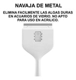 Algae Scraper 3en1 Rasqueta Para Vidrio Y Acrilico