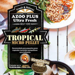 Micro pellet para peces tropicales